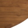 SIXTINE - Round dining table in recycled teak, D100cm