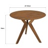 Table à manger ronde en bois de teck recyclé D100cm | Macabane