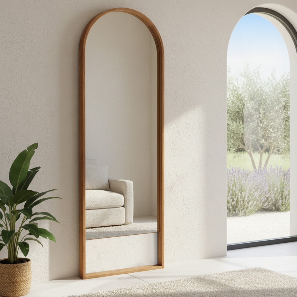 Miroir 70x210cm en bois de teck recyclé | Macabane