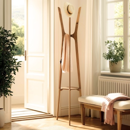 SIXTINE - Coat rack made from recycled teak