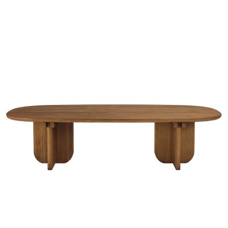 Mesa de centro 140x60cm de madera de teca reciclada | Macabane