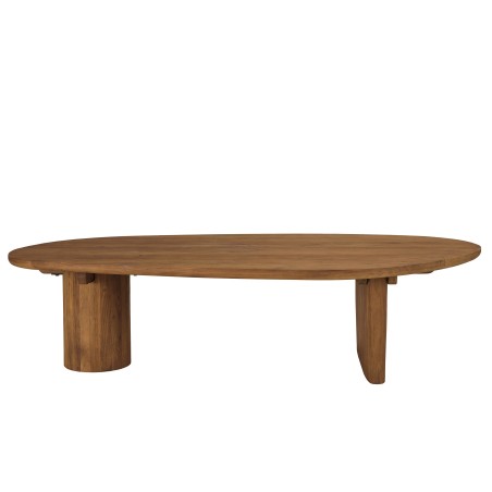 SIXTINE - 140x75cm coffee table made from recycled teak
