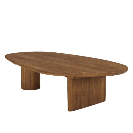 Mesa de centro 140x75cm de madera de teca reciclada | Macabane