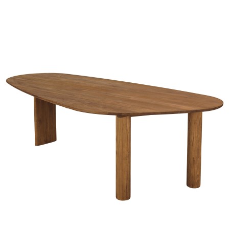 SIXTINE - 260x120cm dining table made from recycled teak