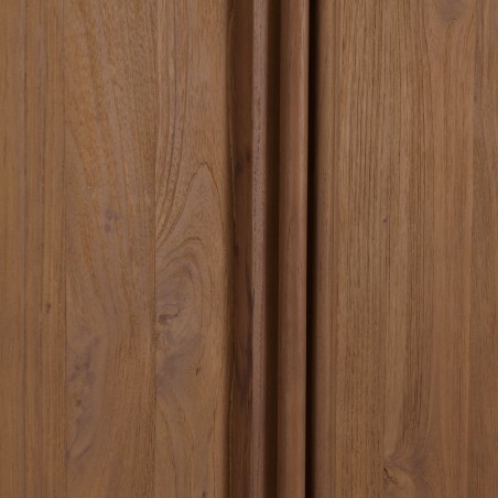 SIXTINE - 2-door wardrobe, 90x200cm, made from recycled teak 