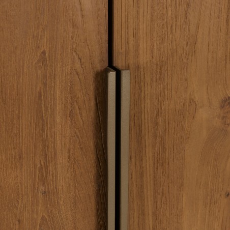 SIXTINE - Sideboard with 2 doors and 1 open shelf, 90x155cm, made from recycled teak 