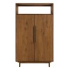 SIXTINE - Sideboard with 2 doors and 1 open shelf, 90x155cm, made from recycled teak 