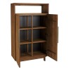 Buffet 2 portes 1 étagère ouverte 90x155cm en bois de teck recyclé | Macabane