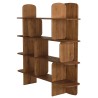 SIXTINE - Bookcase, 160 x 160 cm, made from recycled teak 