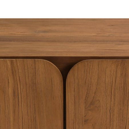 SIXTINE - Sideboard with 3 doors, 120x40cm, made from recycled teak
