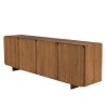 Buffet 4 portes 200x65cm en bois de teck recyclé | Macabane