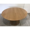 SECONDE MAIN - Table à manger ronde extensible L120/160/200