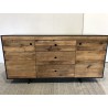 Seconde Main - Bois Pin recyclé naturel et noir