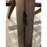 Table pique nique de jardin carrée 50x50cm bois teck huilé | Seconde Vie