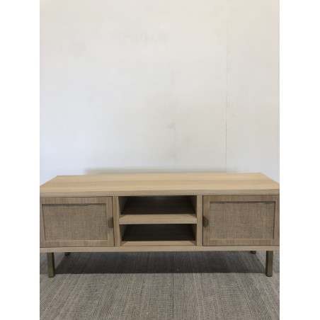 Wooden TV stand with 2 compartments | Second-hand