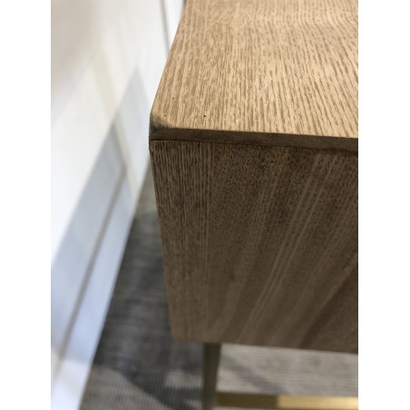 Console en bois pieds métal doré | Seconde main