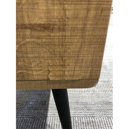 Buffet bas marron CHARLIE 3 niches 2 portes | Seconde Main