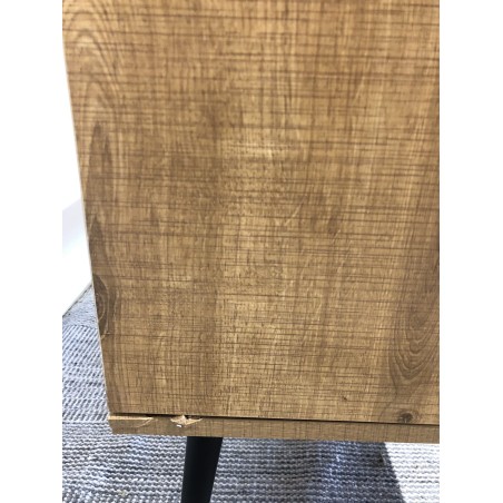 Buffet bas marron CHARLIE 3 niches 2 portes | Seconde Main
