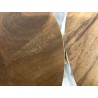 Round Teak Wood Coffee Table | Second Life