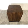 SECONDE MAIN - Table d'appoint carrée SAM bois Suar 38x38cm
