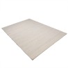 Alfombra rectangular 300x400cm de lana texturizada en tonos beige | Macabane