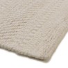 SACHA - Rectangular rug, 300 x 400 cm, made from textured wool in shades of beige