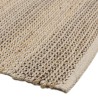 QUENTIN - Rectangular rug, 300x400cm, jute and cotton, beige/white/black