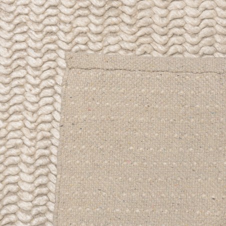 QUENTIN - Rectangular rug, 300 x 400 cm, woven wool, beige