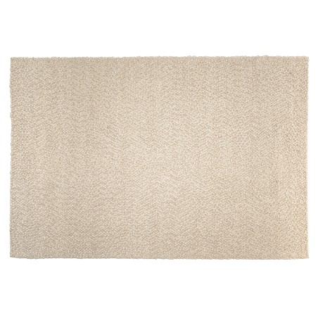 Tappeto rettangolare 300x400cm in lana bouclé color beige | Macabane