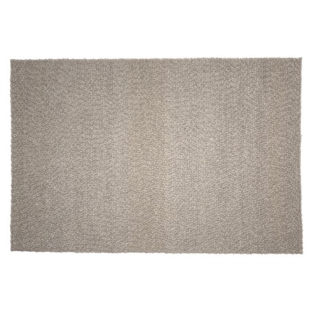 Alfombra rectangular 300x400cm de lana bouclé gris | Macabane