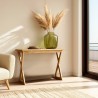 Konsole 110cm aus Mindiholz gekreuzte Beine | Macabane