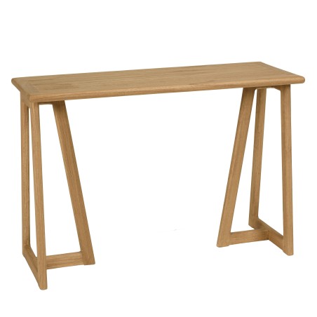 Konsole 110cm aus Mindiholz dreieckige Beine | Macabane