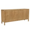 Buffet 4 portes 170cm en bois de mindi et rotin naturel | Macabane