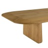 AMY - Organic coffee table, 147cm wide x 28cm high, made from mindi wood