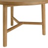 AMY - Round side table in mindi wood, D60cm