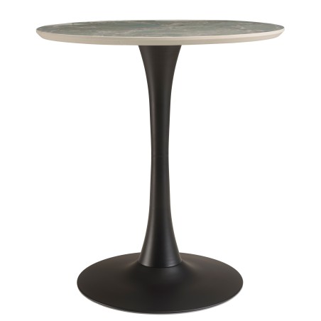 Table bistrot en céramique marbré vert | Meubles Macabane