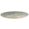 ICARE - Set no. 3: bistro table D70cm in green marbled ceramic