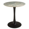 ICARE - Set no. 3: bistro table D70cm in green marbled ceramic