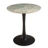 Table bistrot en céramique marbré vert | Meubles Macabane