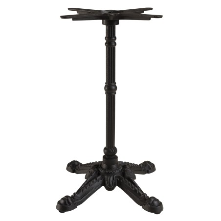 ICARE - Set Nr. 2: Bistrotisch D70cm aus Keramik schwarz marmoriert