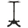 ICARE - Set nr. 2: bistrotafel D70cm van keramiek zwart gemarmerd