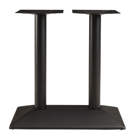 ICARE - Set Nr. 1: Bistrotisch rechteckig 120x70cm aus Keramik schwarz marmoriert