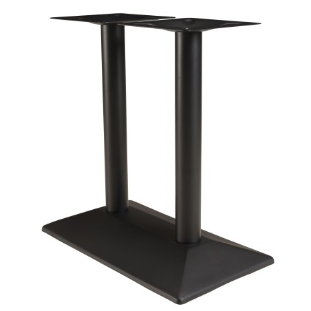 ICARE - Conjunto n.º 1: mesa bistró rect. 120x70cm de cerámica marmoleado negro