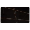 ICARE - Conjunto n.º 1: mesa bistró rect. 120x70cm de cerámica marmoleado negro