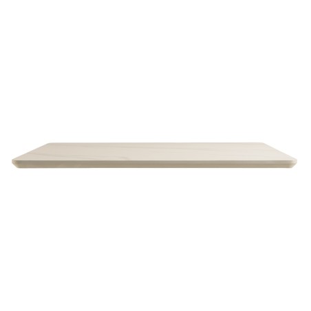 ICARE - Set no. 1: folding bistro table 70x70cm in white marbled ceramic