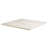 ICARE - Set no. 2: bistro table 70x70cm in white marbled ceramic
