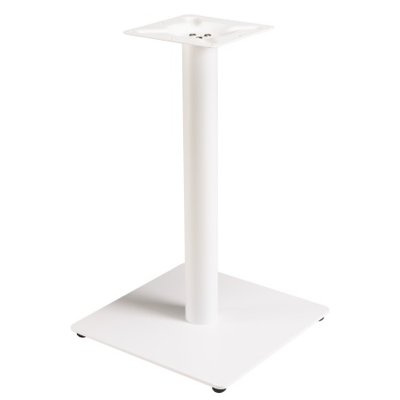 ICARE - Set nr. 3: bistrotafel 70x70cm van keramiek wit gemarmerd