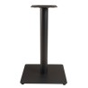 ICARE - Conjunto n.º 2: mesa bistró 70x70cm de cerámica marmoleado negro
