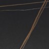 ICARE - Conjunto n.º 2: mesa bistró 70x70cm de cerámica marmoleado negro