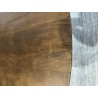 Table basse carré en manguier et pied couleur ivoire | Meubles Macabane